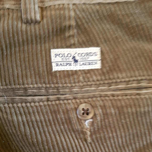 VINTAGE POLO RALPH LAUREN CORDUROY PANTS - Picture 3 of 4